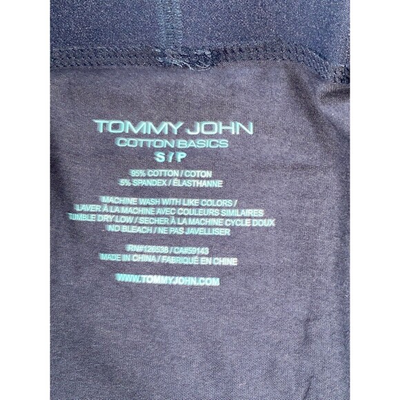 TOMMY JOHN BOXER BRIEF 8" COTTON BASICS SIZE S NAVY BLUE - Picture 4 of 4